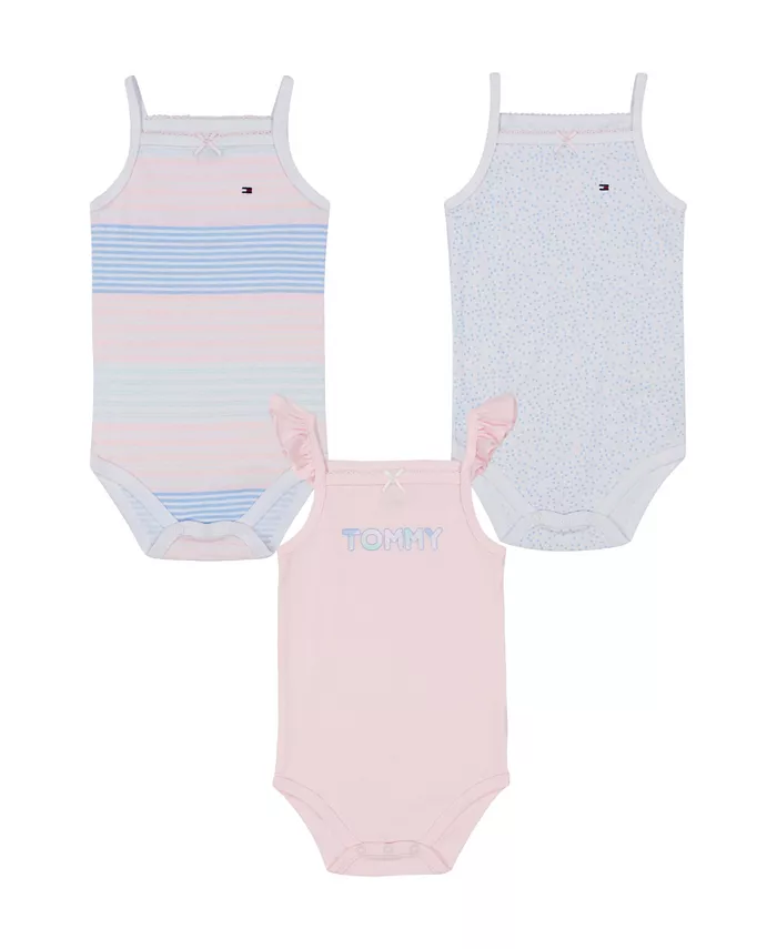 Детские боди-майки для девочек, 3 штуки, пастельные узоры Tommy Hilfiger
Детские боди-майки для девочек, 3 штуки, пастельные узоры Tommy Hilfiger