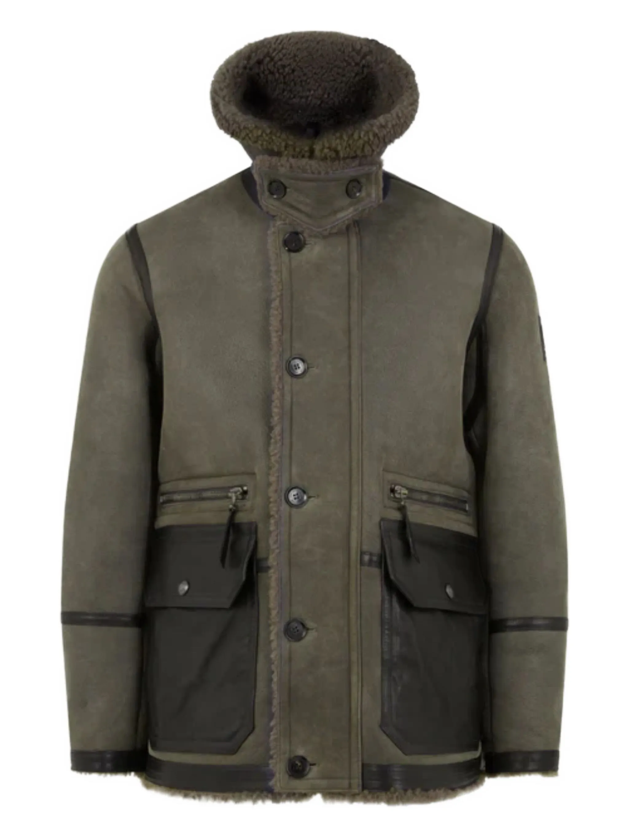 Пальто из овчины с карманами Belstaff, серый
Пальто из овчины с карманами Belstaff, серый