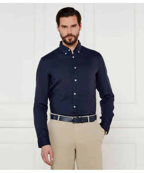 H-Roan-Bd-E-C1-243 льняная рубашка Slim fit Boss, синий
H-Roan-Bd-E-C1-243 льняная рубашка Slim fit Boss, синий