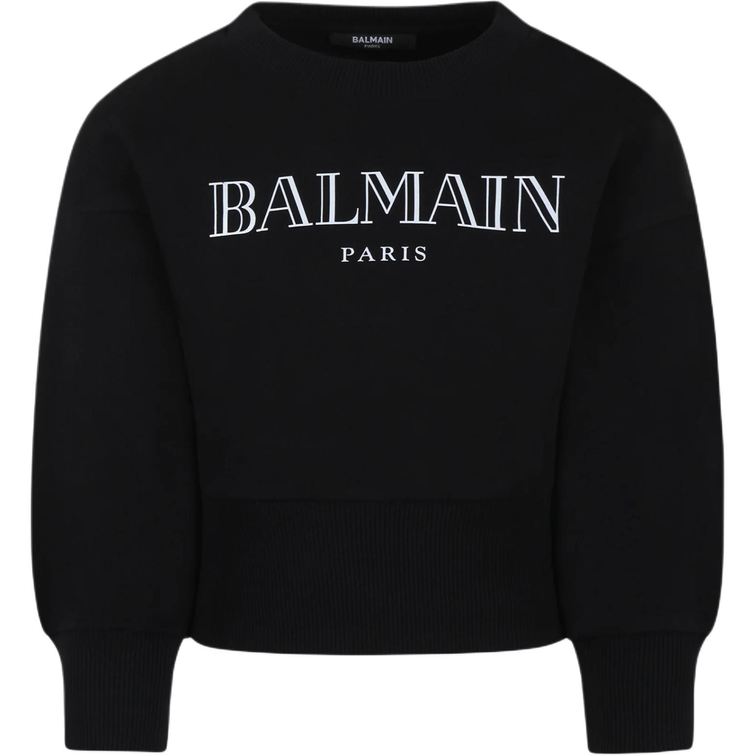 Детский свитшот BALMAIN, черный
Детский свитшот BALMAIN, черный