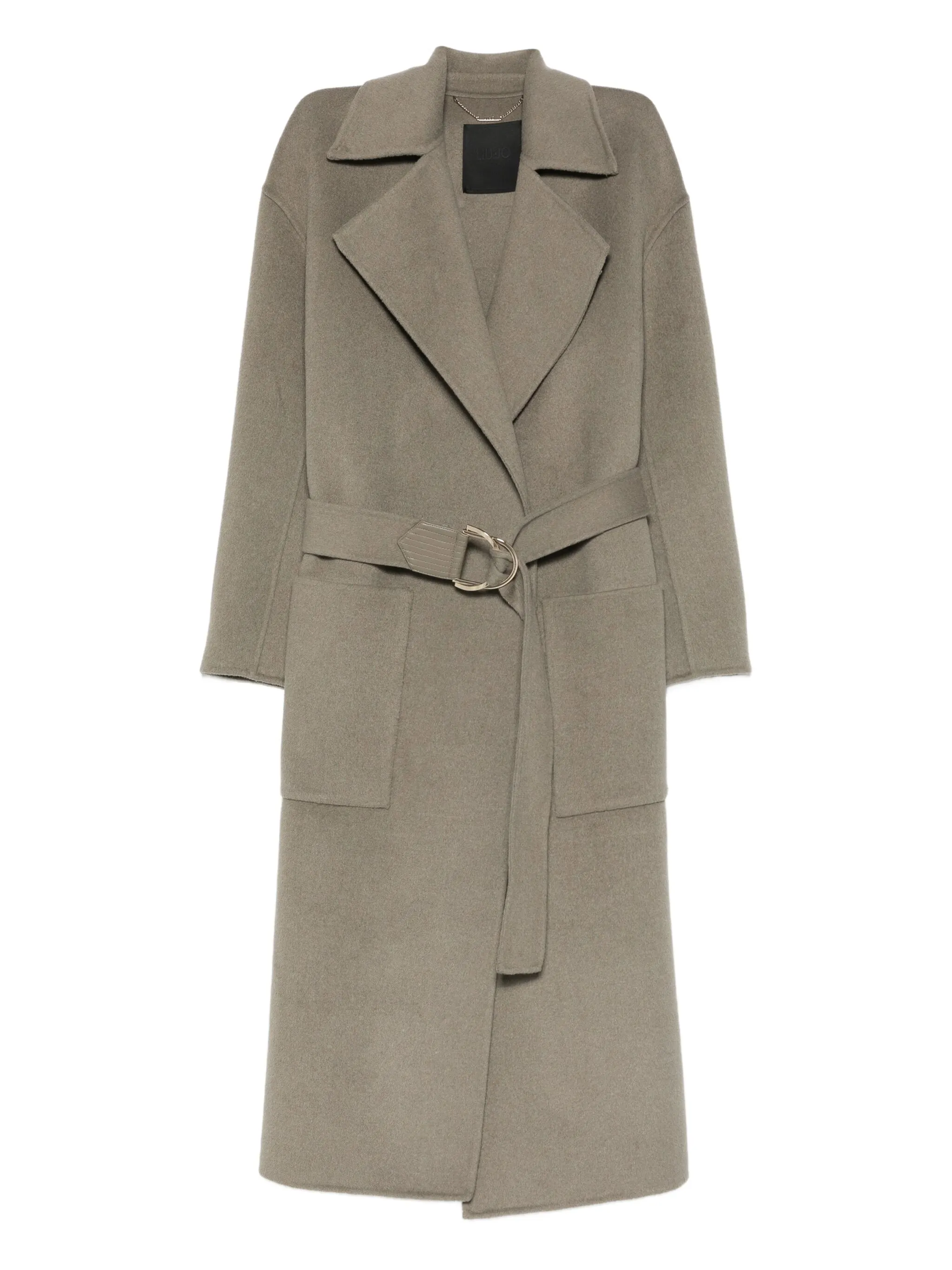 Однобортное пальто из смесовой шерсти Liu Jo, серый
Однобортное пальто из смесовой шерсти Liu Jo, серый