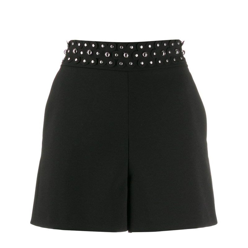 Повседневные шорты женские черные RED VALENTINO 
Повседневные шорты женские черные RED VALENTINO