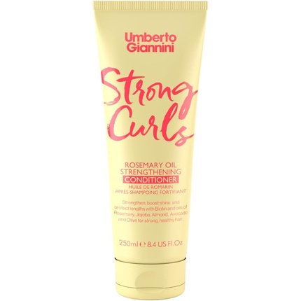 Укрепляющий кондиционер для вьющихся волос Strong Curls с маслом розмарина Umberto Giannini
Укрепляющий кондиционер для вьющихся волос Strong Curls с маслом розмарина Umberto Giannini