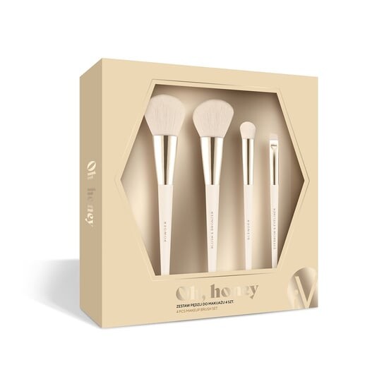 Набор кистей для макияжа, 4 шт. Inter Vion, Oh Honey Makeup Brush, Inter-vion
Набор кистей для макияжа, 4 шт. Inter Vion, Oh Honey Makeup Brush, Inter-vion