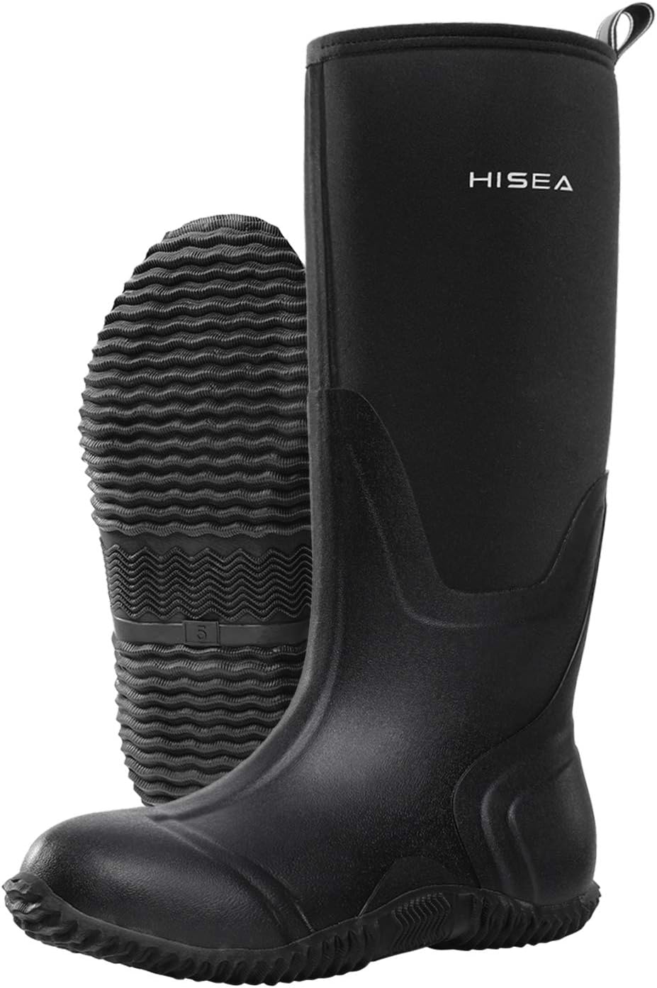 Женские резиновые сапоги HISEA, сапоги до колена, водонепроницаемые утепленные сапоги из неопрена от грязи, противоскользящие сапоги для охоты, садоводства, фермерских работ и работы во дворе, размеры 6-11, черный
Женские резиновые сапоги HISEA, сапоги до колена, водонепроницаемые утепленные сапоги из неопрена от грязи, противоскользящие сапоги для охоты, садоводства, фермерских работ и работы во дворе, размеры 6-11, черный