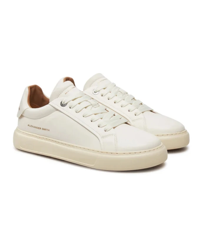 Белые низкие кроссовки Alexander Smith, белый
Белые низкие кроссовки Alexander Smith, белый