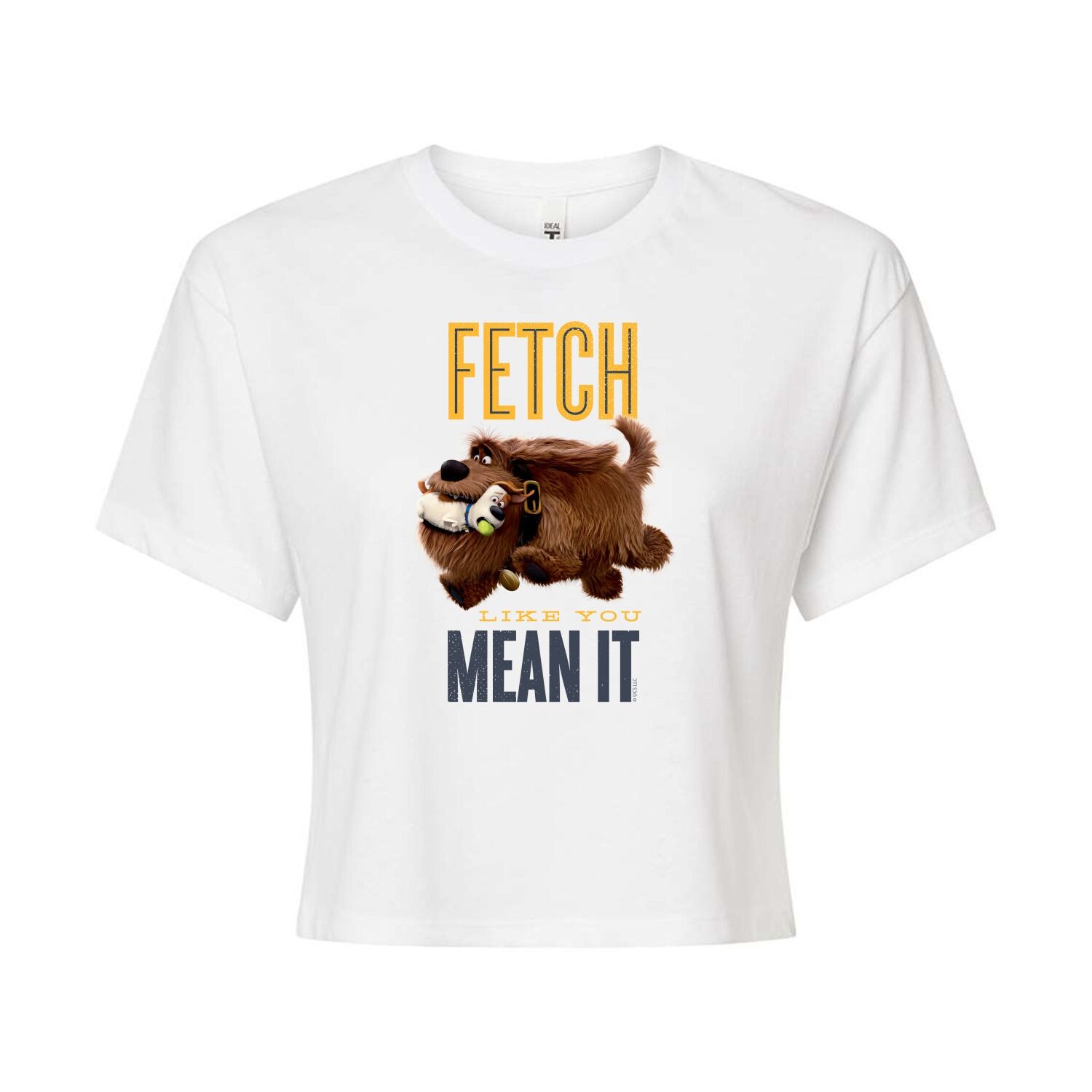 Укороченная футболка с рисунком Juniors' Secret Life Pets Fetch Licensed Character, белый
Укороченная футболка с рисунком Juniors' Secret Life Pets Fetch Licensed Character, белый