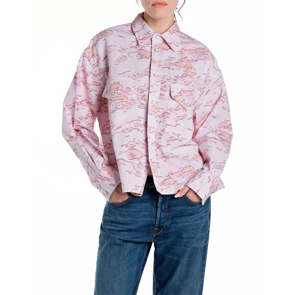 Рубашка с длинным рукавом Replay W2190.000.75007, розовый
Рубашка с длинным рукавом Replay W2190.000.75007, розовый