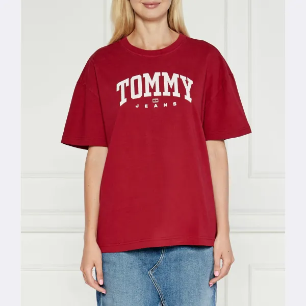 Футболка оверсайз Varsity 1 Tommy Hilfiger, бургунди
Футболка оверсайз Varsity 1 Tommy Hilfiger, бургунди