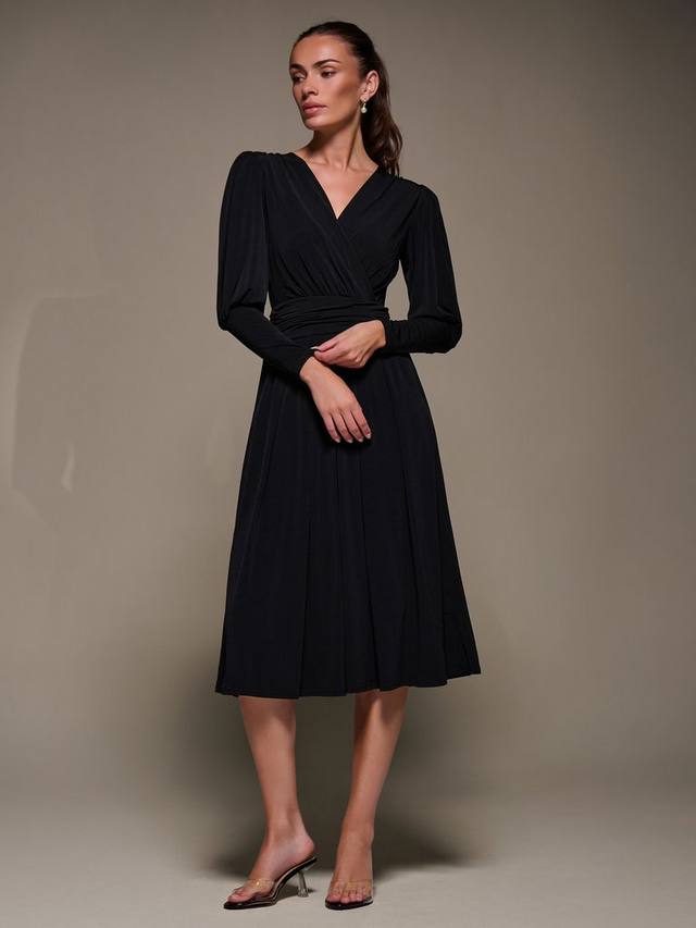 Платье-джерси с длинными рукавами миди Puff Jolie Moi, Black
Платье-джерси с длинными рукавами миди Puff Jolie Moi, Black