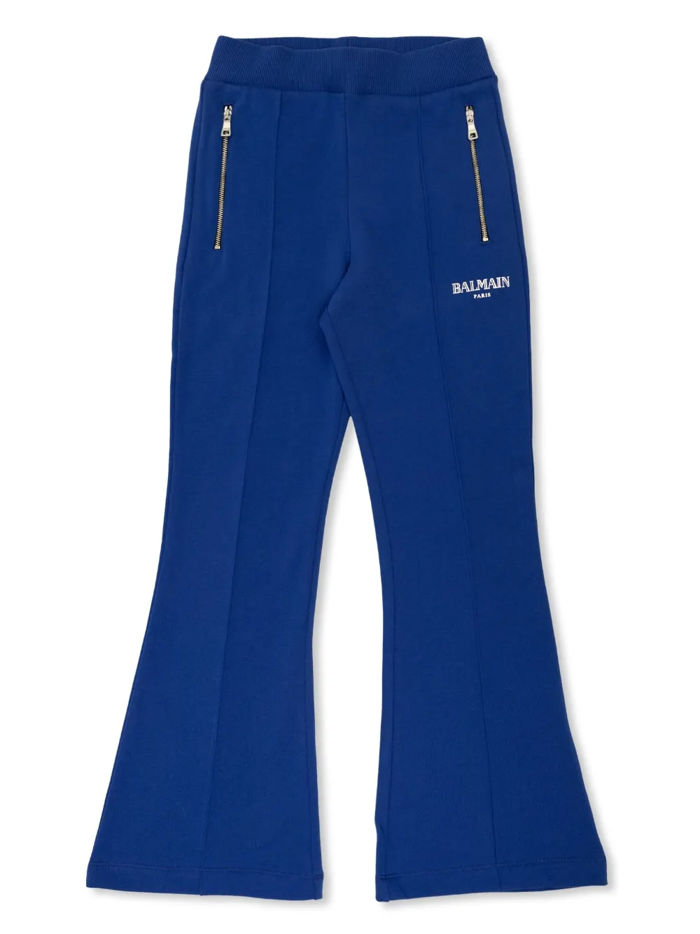 Расклешенные спортивные брюки с логотипом Balmain Kids, синий
Расклешенные спортивные брюки с логотипом Balmain Kids, синий