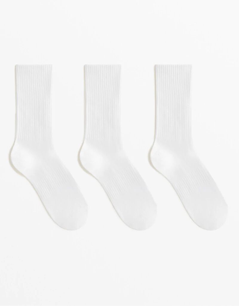 Oysho 3 Пары классических спортивных носков из хлопковой смеси белого цвета
Oysho 3 Пары классических спортивных носков из хлопковой смеси белого цвета