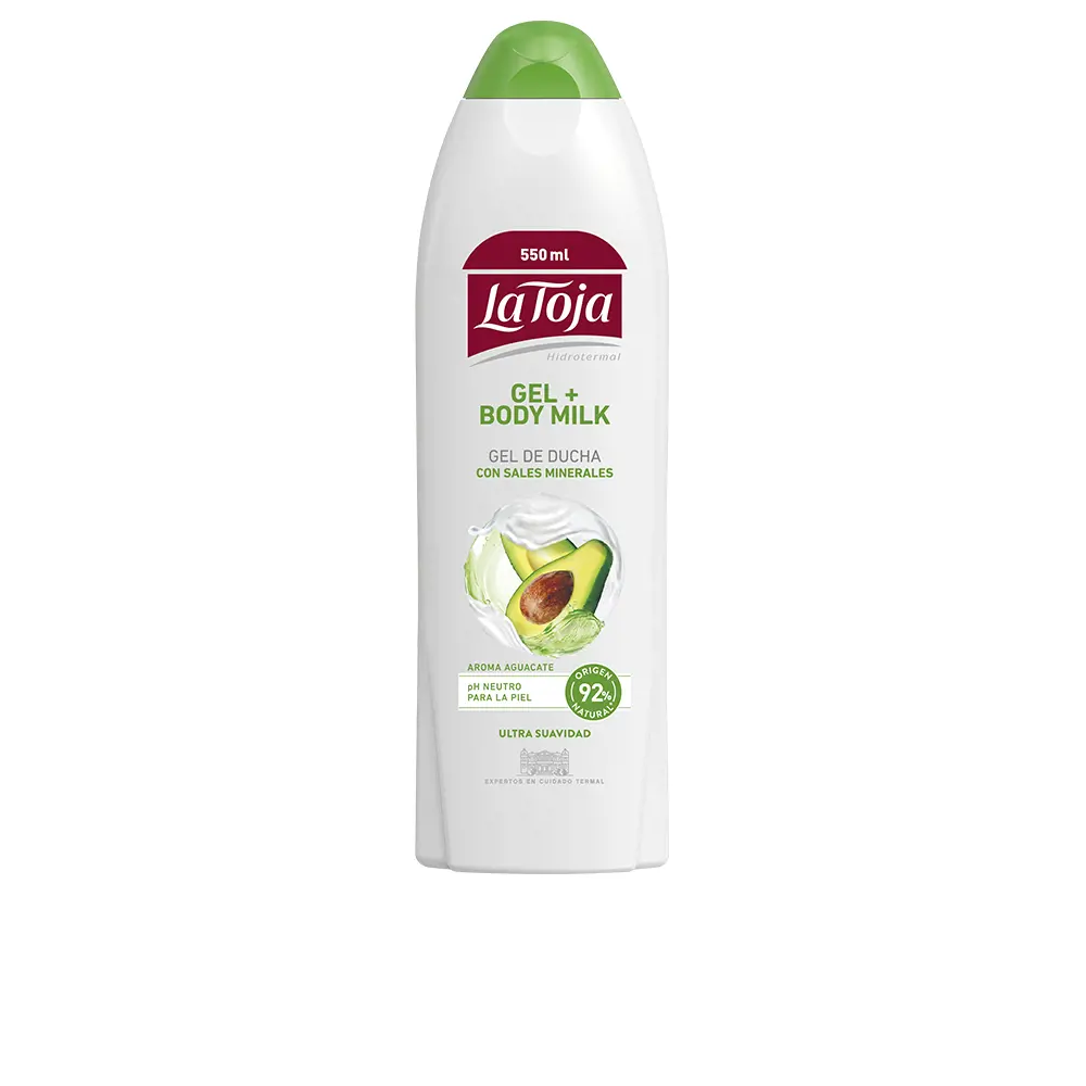 Гель для душа La toja aguacate gel + body milk La Toja, 550 мл.
Гель для душа La toja aguacate gel + body milk La Toja, 550 мл.