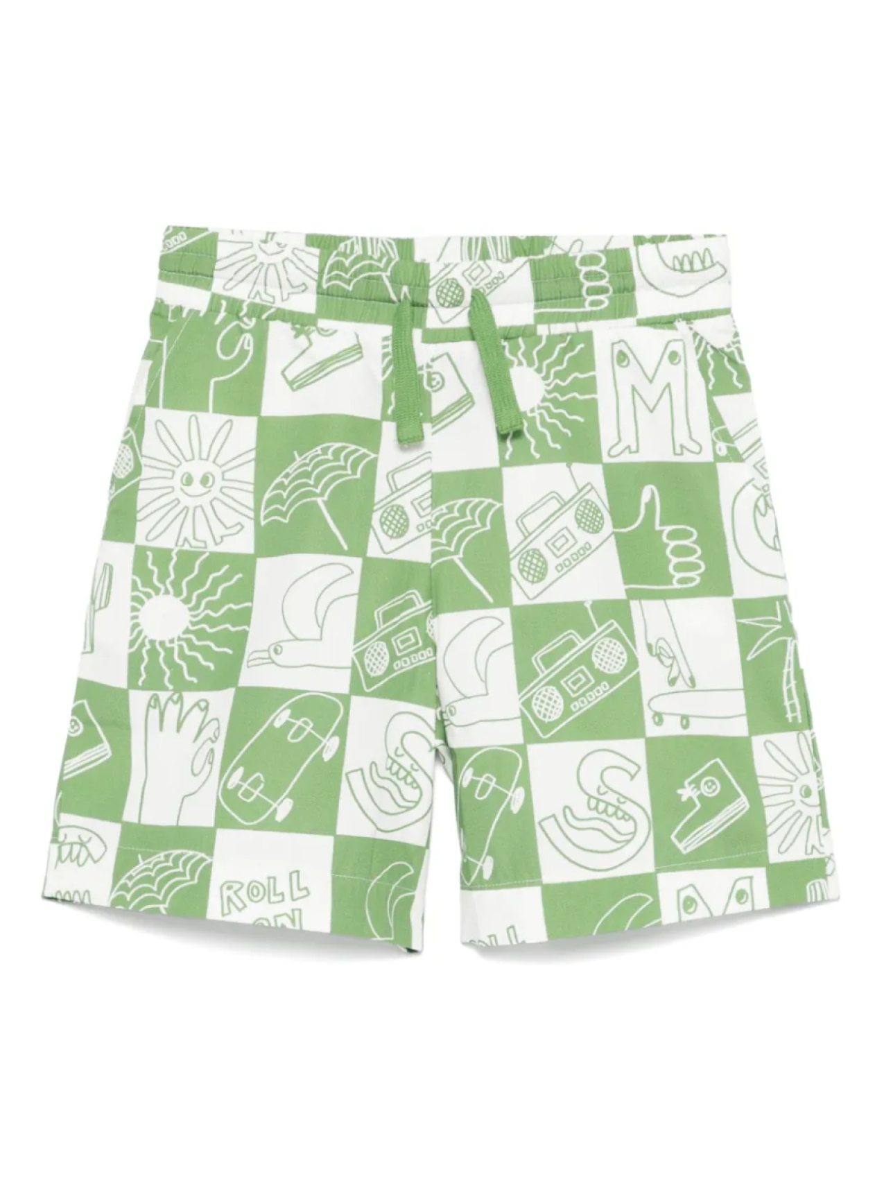 Stella McCartney Kids шорты с графичным принтом, зеленый
Stella McCartney Kids шорты с графичным принтом, зеленый