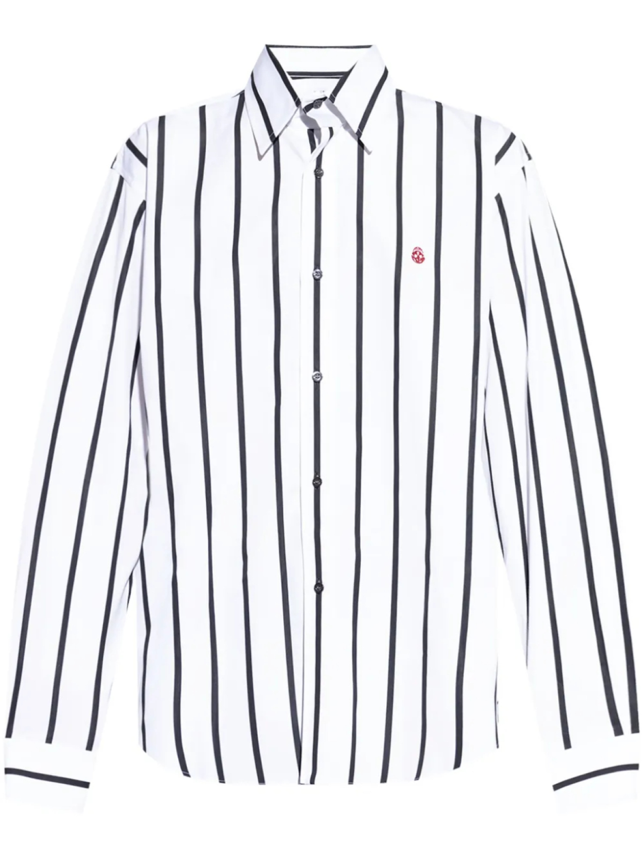 Рубашка в полоску с изображением черепа Александра Маккуина Alexander McQueen, белый
Рубашка в полоску с изображением черепа Александра Маккуина Alexander McQueen, белый