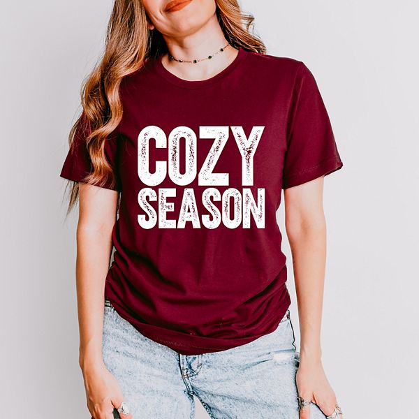 Футболка с принтом Cozy season bold distressed Simply Sage Market, Maroon
Футболка с принтом Cozy season bold distressed Simply Sage Market, Maroon