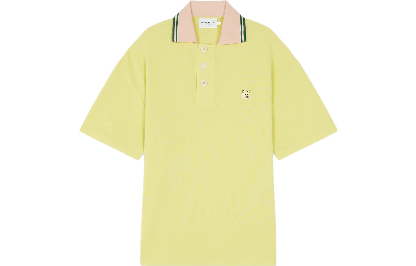 Футболка поло с логотипом Maison Kitsune, lemon
Футболка поло с логотипом Maison Kitsune, lemon