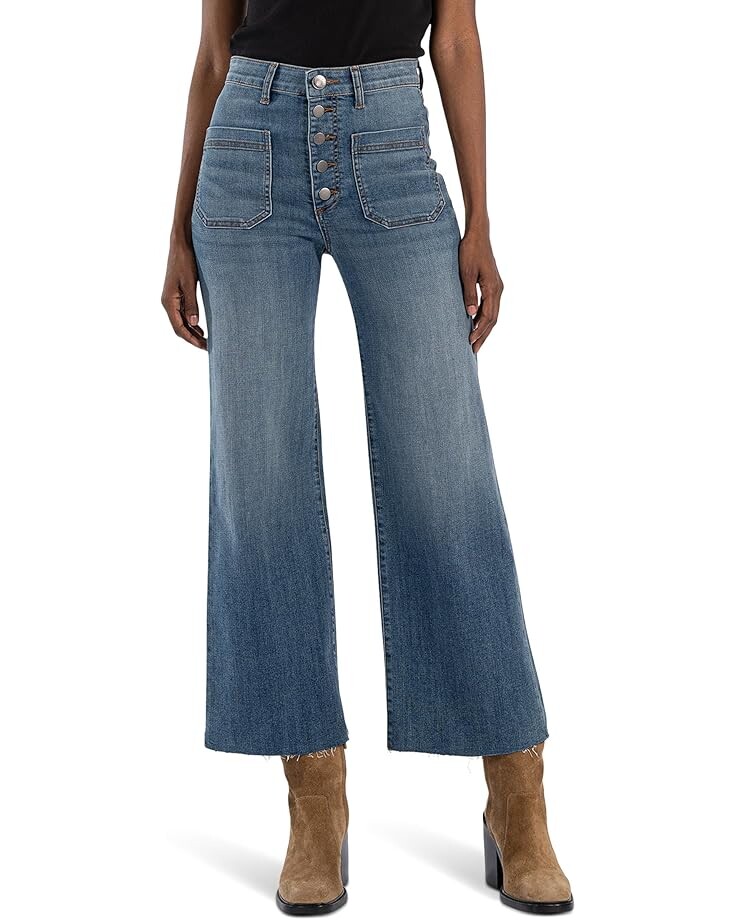 Джинсы KUT from the Kloth Meg High Rise Wide Leg Expo Btn Raw Hem Patch Pockets, цвет Prevent
Джинсы KUT from the Kloth Meg High Rise Wide Leg Expo Btn Raw Hem Patch Pockets, цвет Prevent