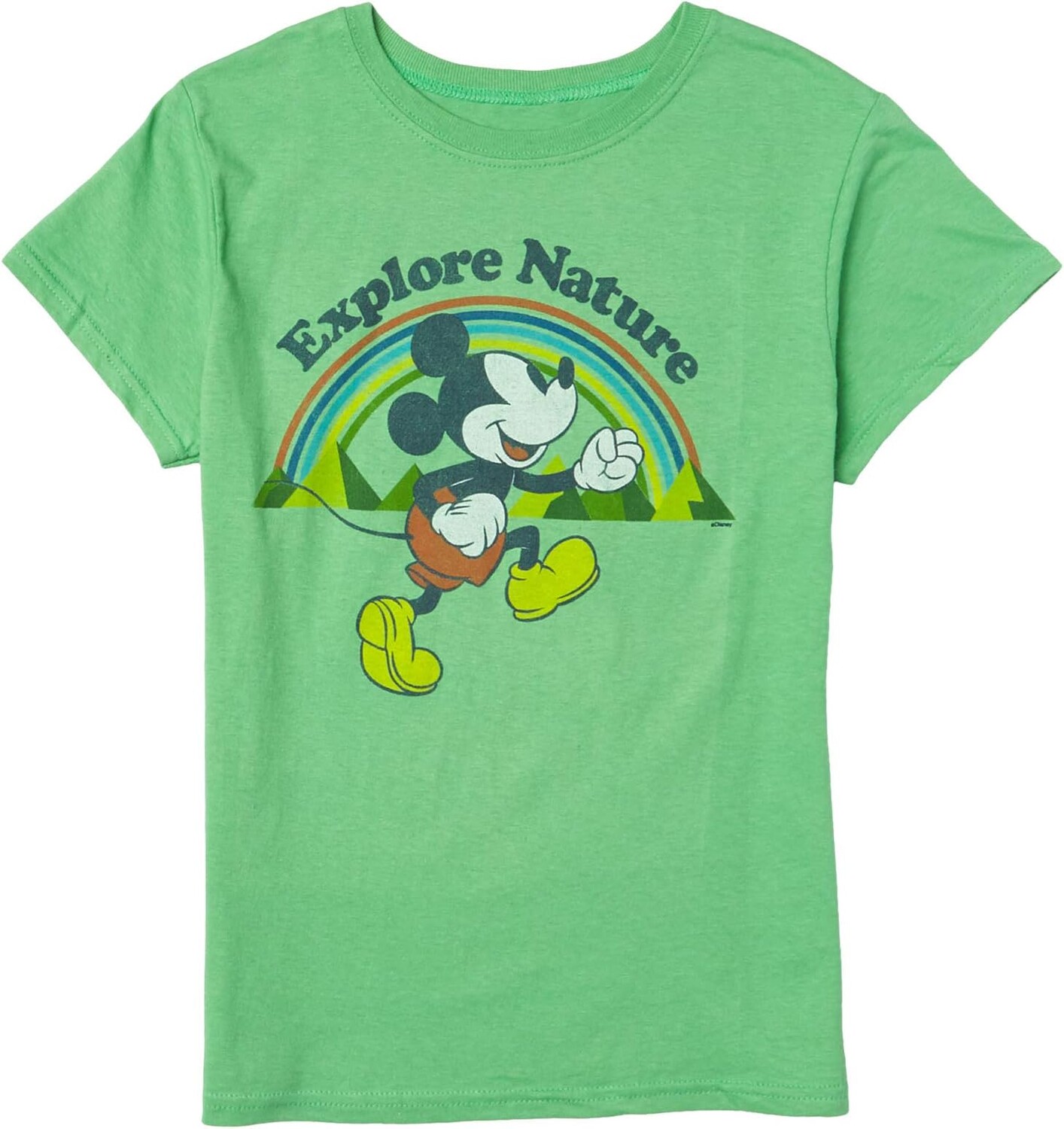 Футболка Junk Food Kids Disney Mickey Explore Nature T-Shirt, цвет Grass Green 
Футболка Junk Food Kids Disney Mickey Explore Nature T-Shirt, цвет Grass Green