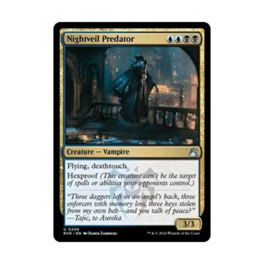 CCG Хищник Ночной Покрова (U), MTG - Ravnica Remastered
CCG Хищник Ночной Покрова (U), MTG - Ravnica Remastered