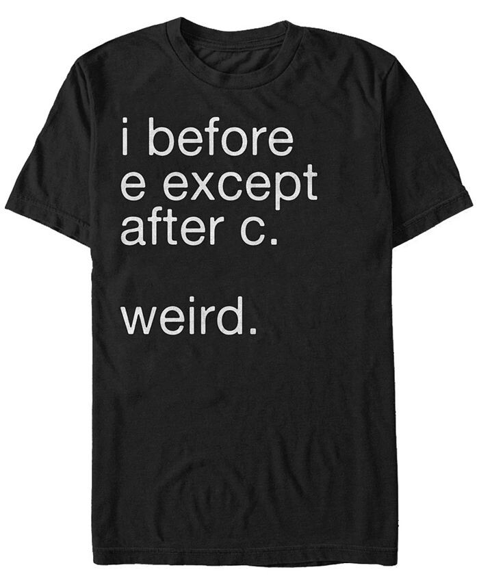 Мужская футболка Generic Additude I Before E Except Wait с круглым вырезом и короткими рукавами Fifth Sun, черный
Мужская футболка Generic Additude I Before E Except Wait с круглым вырезом и короткими рукавами Fifth Sun, черный