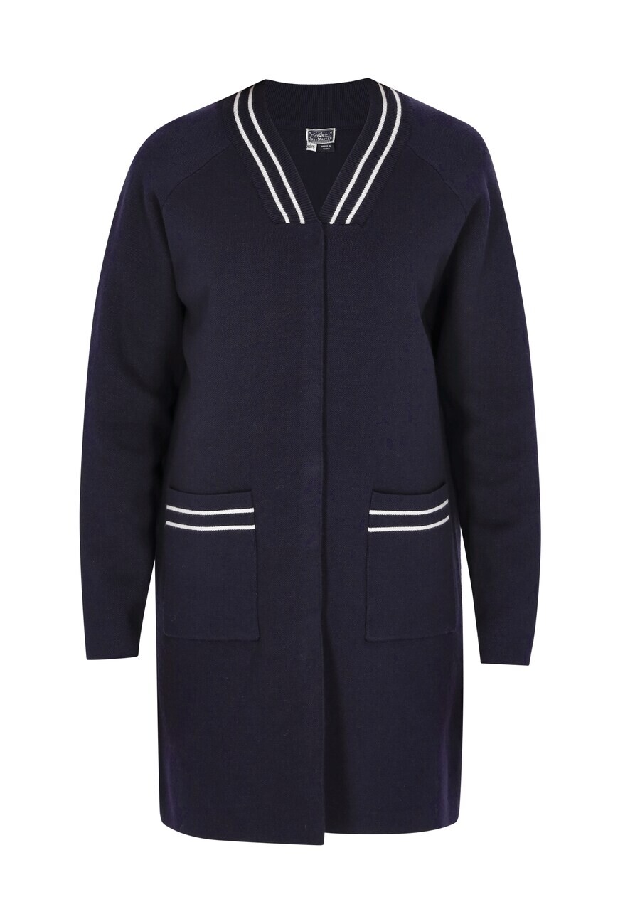 Вязаный кардиган DreiMaster Maritim Knit Cardigan, морской синий 
Вязаный кардиган DreiMaster Maritim Knit Cardigan, морской синий