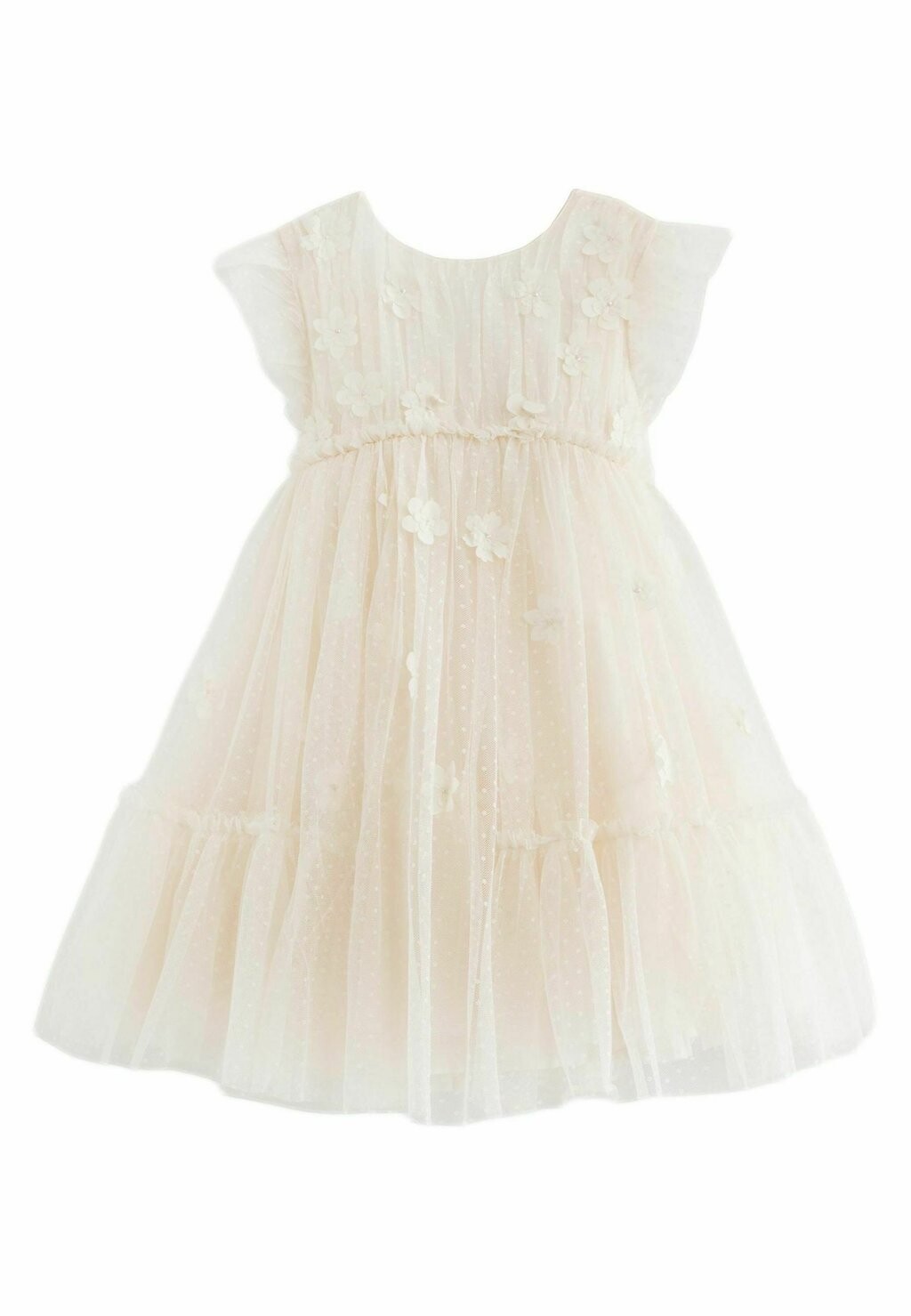 Элегантное платье Regular Fit Next, цвет ecru white flower 
Элегантное платье Regular Fit Next, цвет ecru white flower