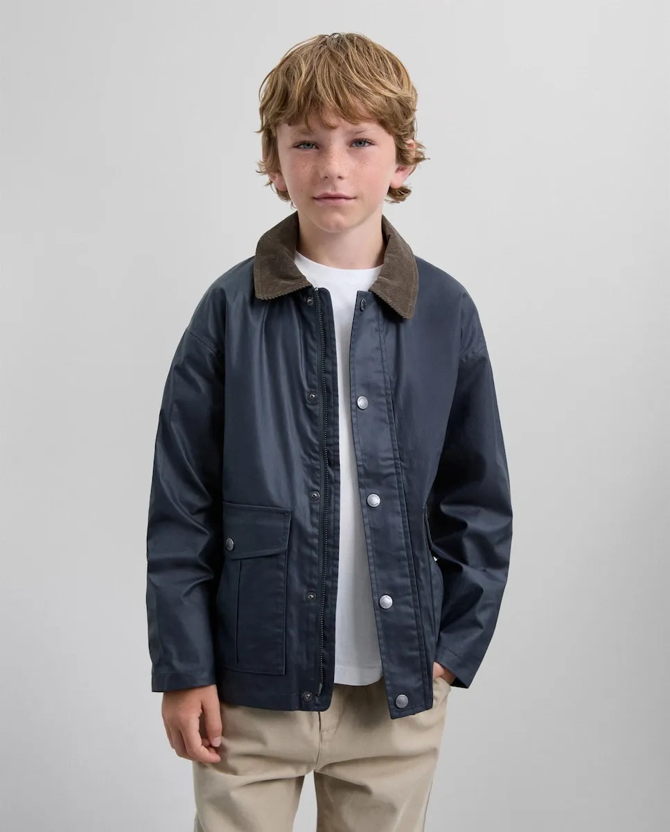 Детская куртка с воротником-рубашкой и застежкой на пуговицы Scalpers, темно-синий
Детская куртка с воротником-рубашкой и застежкой на пуговицы Scalpers, темно-синий