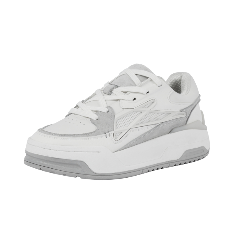 GXG Износостойкие мужские скейтерские кроссовки лоу-топ бело-серые, цвет White/Gray
GXG Износостойкие мужские скейтерские кроссовки лоу-топ бело-серые, цвет White/Gray