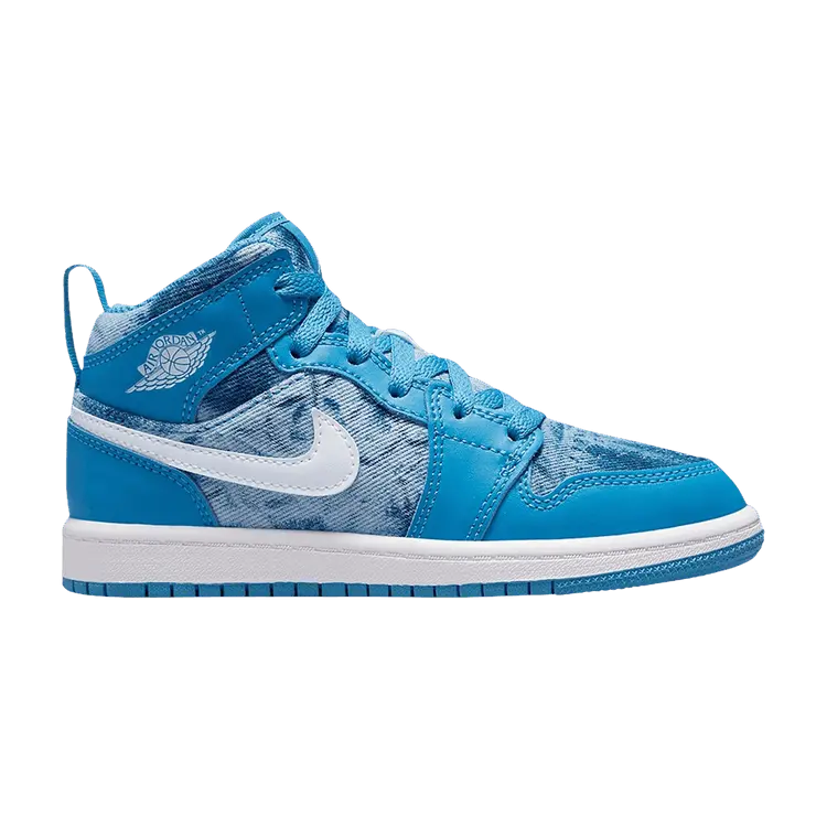 Кроссовки Air Jordan Air Jordan 1 Mid PS 'Washed Denim', синий
Кроссовки Air Jordan Air Jordan 1 Mid PS 'Washed Denim', синий