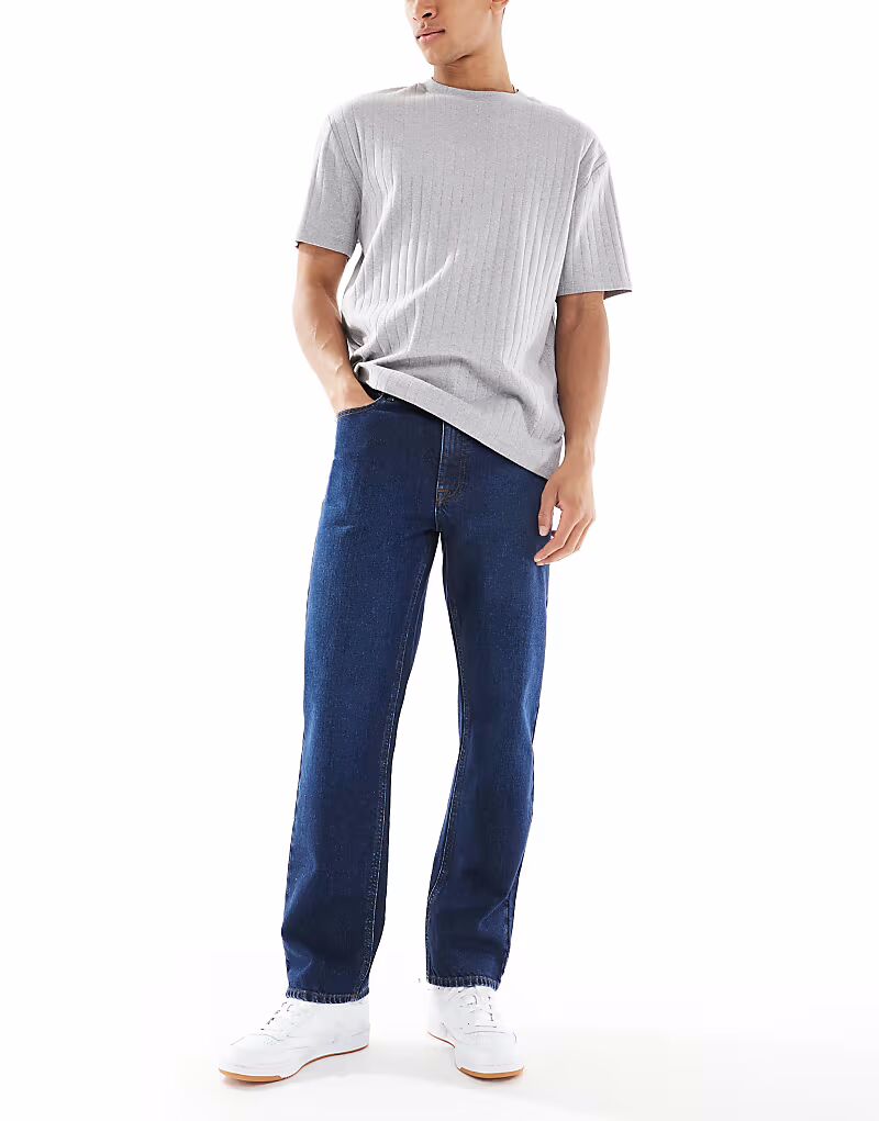 Прямые джинсы ASOS DESIGN темно-синего цвета
Прямые джинсы ASOS DESIGN темно-синего цвета