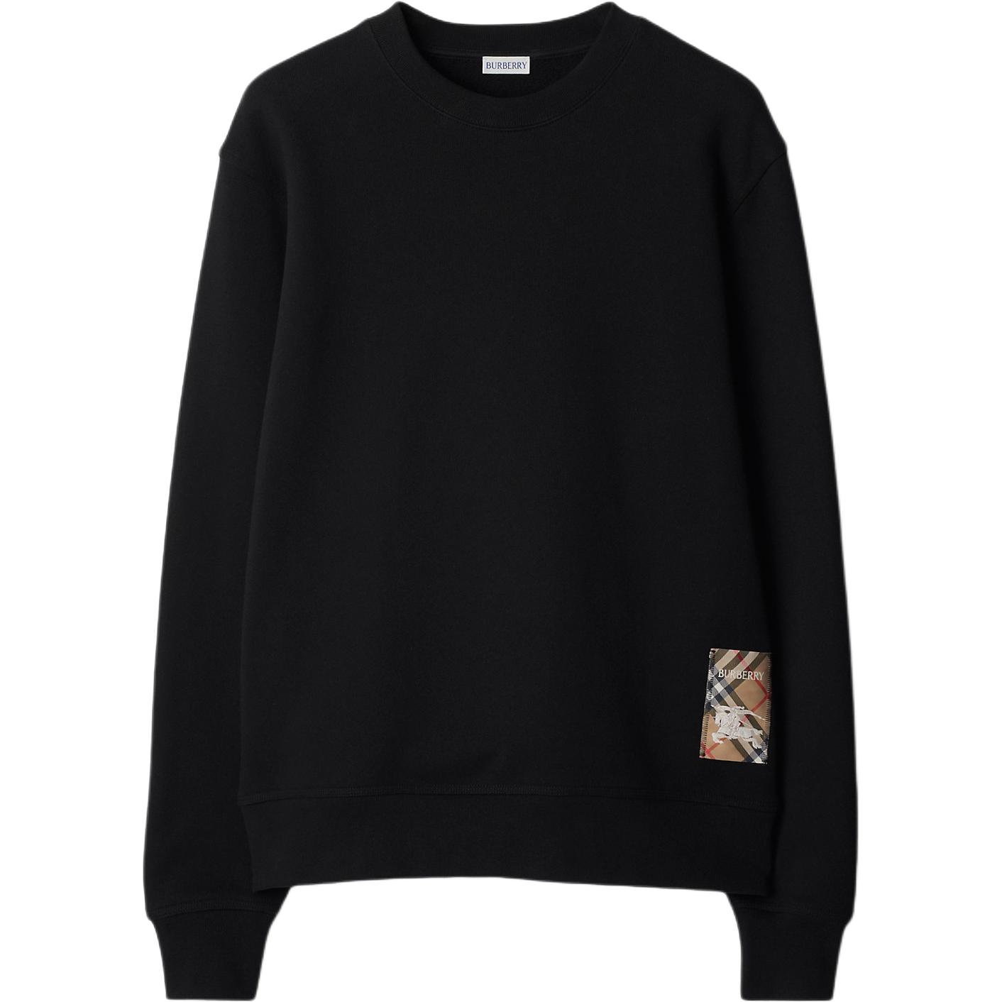 Флисовая толстовка Check Patch Burberry, черный
Флисовая толстовка Check Patch Burberry, черный