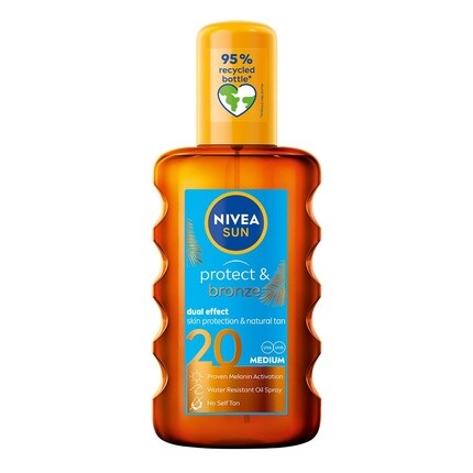 NIVEA Sun Protect & Bronze Натуральное масло для загара SPF 20 200 мл
NIVEA Sun Protect & Bronze Натуральное масло для загара SPF 20 200 мл