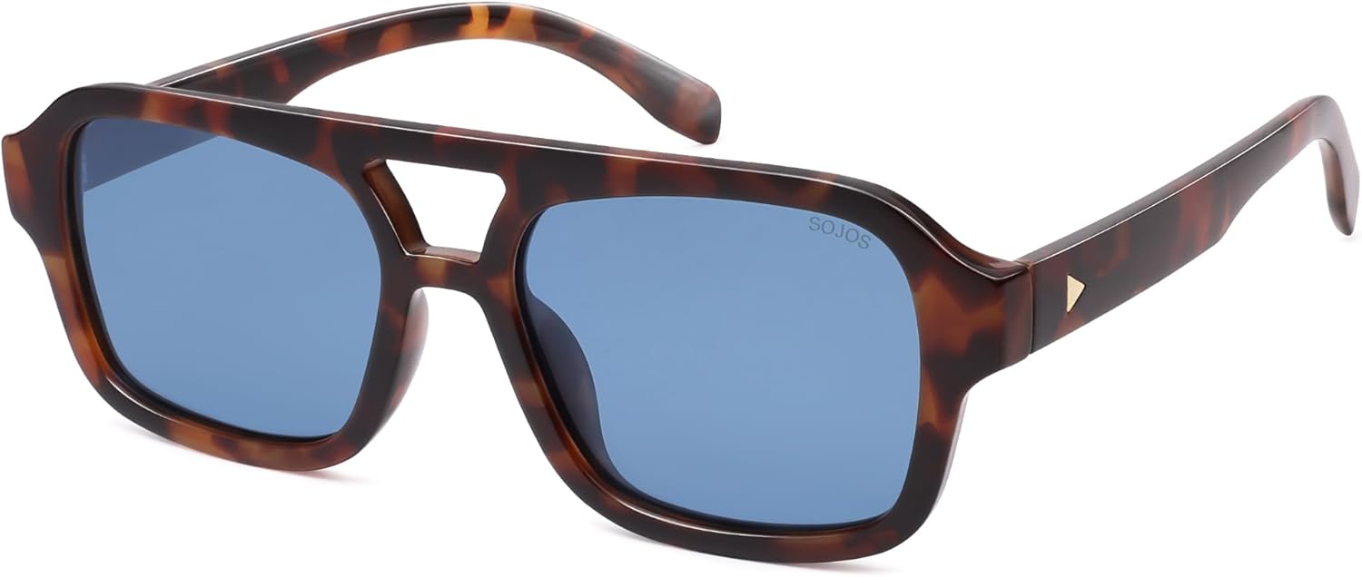 Солнцезащитные очки-авиаторы SOJOS в стиле ретро для женщин и мужчин, поляризованные, модные, квадратной формы, дизайнерские, в стиле 80-х и 90-х годов, модель SJ2342, Blue
Солнцезащитные очки-авиаторы SOJOS в стиле ретро для женщин и мужчин, поляризованные, модные, квадратной формы, дизайнерские, в стиле 80-х и 90-х годов, модель SJ2342, Blue