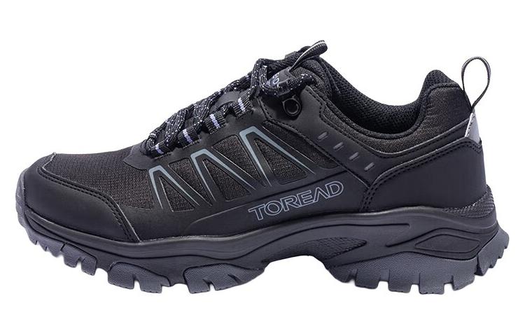 TOREAD Женские противоскользящие износостойкие низкие походные туфли черные - черный/фиолетовый, цвет Black/Purple 
TOREAD Женские противоскользящие износостойкие низкие походные туфли черные - черный/фиолетовый, цвет Black/Purple