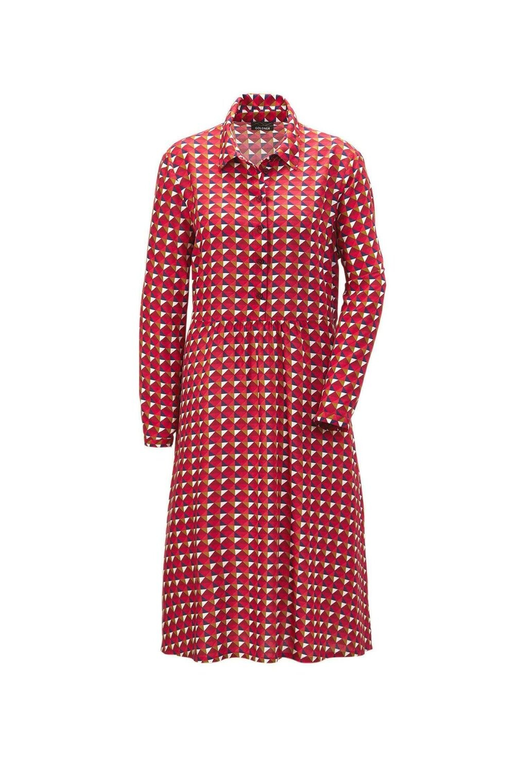 Платье-рубашка GOLDNER, темно-красный 
Платье-рубашка GOLDNER, темно-красный