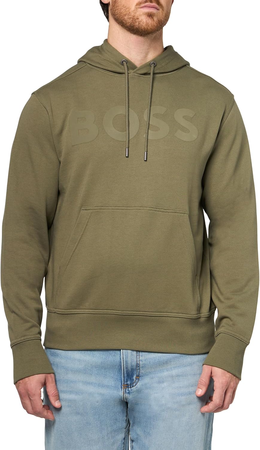 BOSS мужская толстовка с капюшоном из хлопка с большим логотипом, Kalamata Green
BOSS мужская толстовка с капюшоном из хлопка с большим логотипом, Kalamata Green