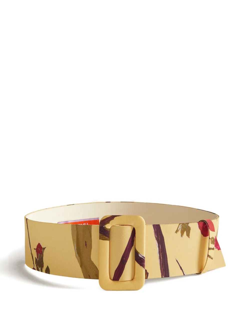 Ремень с пряжкой с цветочным принтом La DoubleJ, желтый
Ремень с пряжкой с цветочным принтом La DoubleJ, желтый