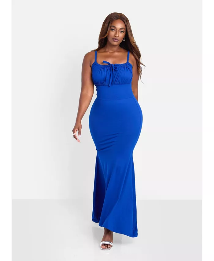 Женское облегающее платье макси королевского синего цвета Rebdolls, синий
Женское облегающее платье макси королевского синего цвета Rebdolls, синий