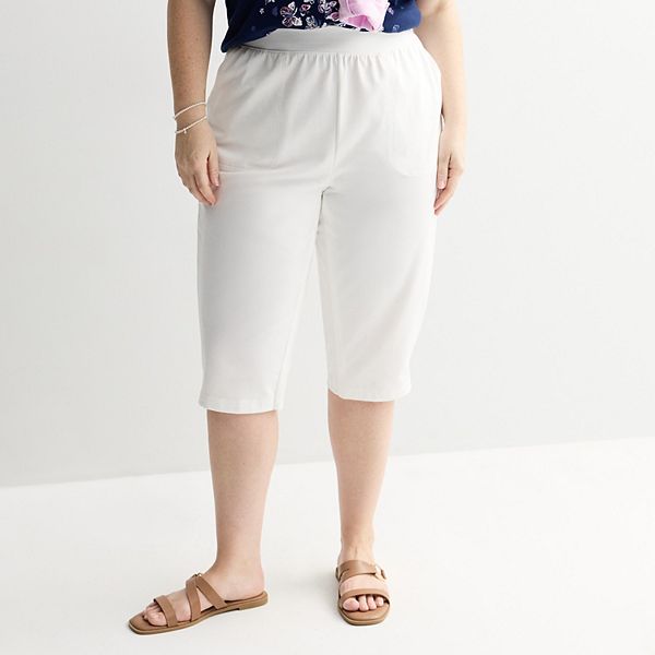 Брюки-скимеры Plus size с удобной посадкой Croft & Barrow, Bright White
Брюки-скимеры Plus size с удобной посадкой Croft & Barrow, Bright White