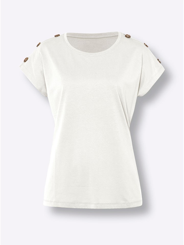 Рубашка с короткими рукавами цвета экрю Sieh an!
Рубашка с короткими рукавами цвета экрю Sieh an!