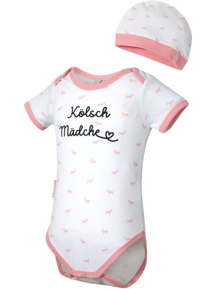 Fußballverein 1. FC Köln Детское боди с длинными рукавами "Baby Set Kölsch Mädche" белого цвета
Fußballverein 1. FC Köln Детское боди с длинными рукавами "Baby Set Kölsch Mädche" белого цвета