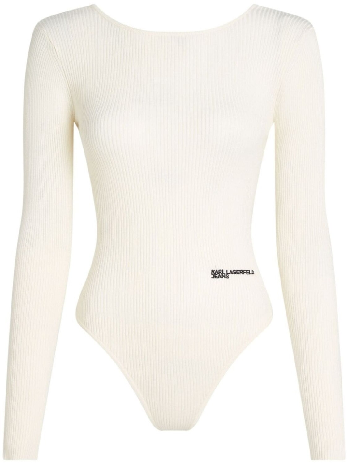 Боди с логотипом Karl Lagerfeld Jeans, нейтральный цвет 
Боди с логотипом Karl Lagerfeld Jeans, нейтральный цвет