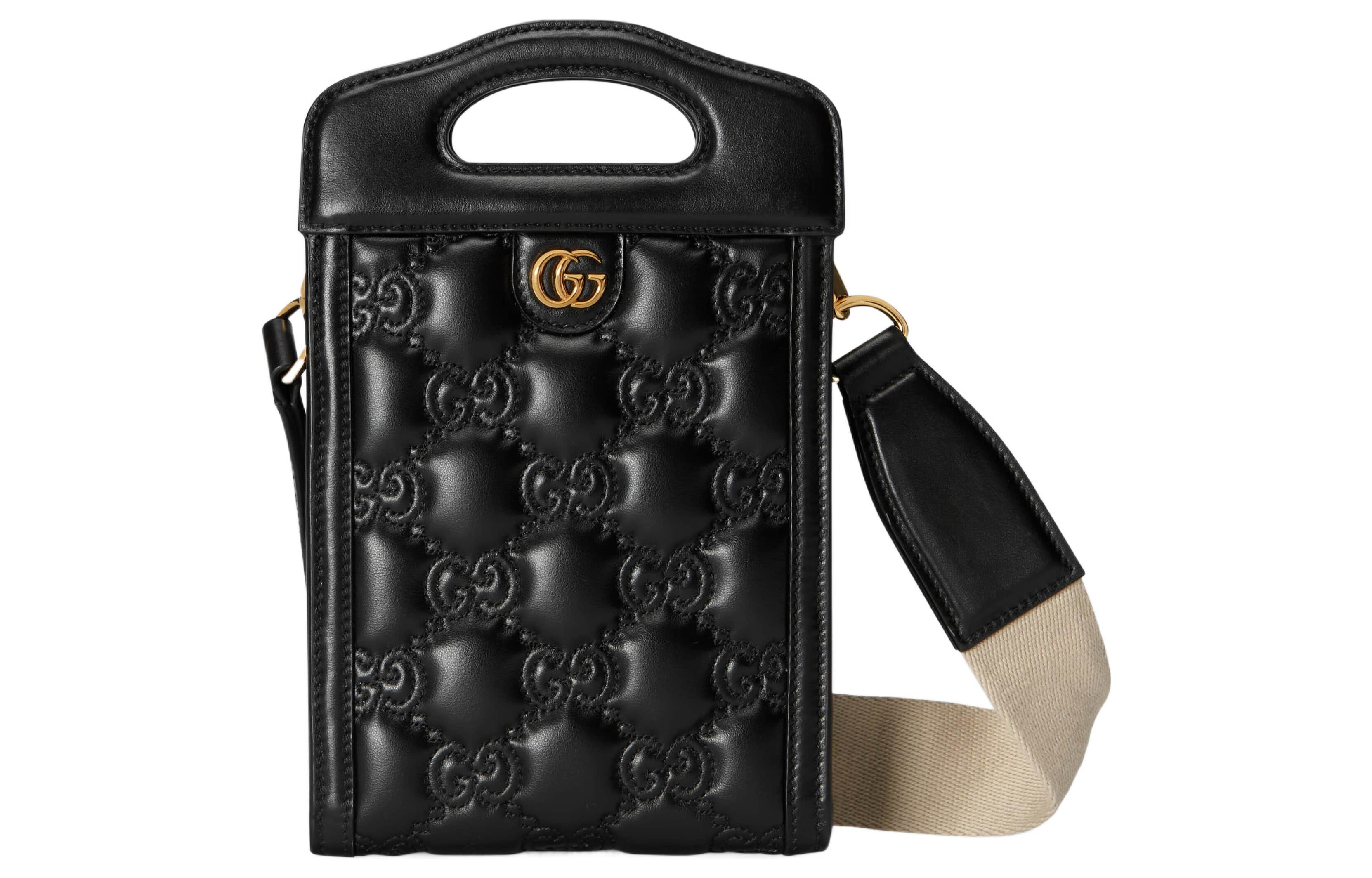 GUCCI Сумка-кроссбод GG Matelassé Leather Tote Cell Phone Pouch мини женская черная
GUCCI Сумка-кроссбод GG Matelassé Leather Tote Cell Phone Pouch мини женская черная