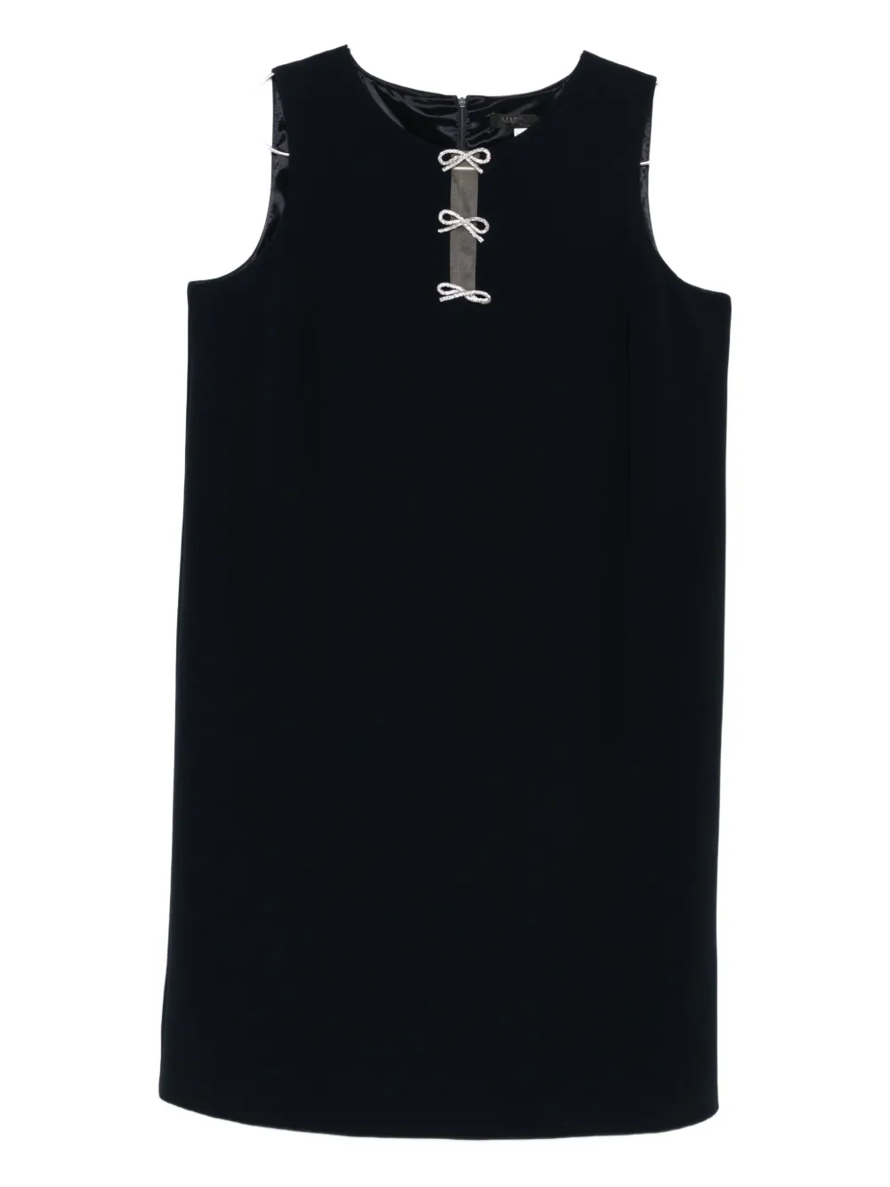 Мини-платье без рукавов с бантом Marina Rinaldi, синий
Мини-платье без рукавов с бантом Marina Rinaldi, синий