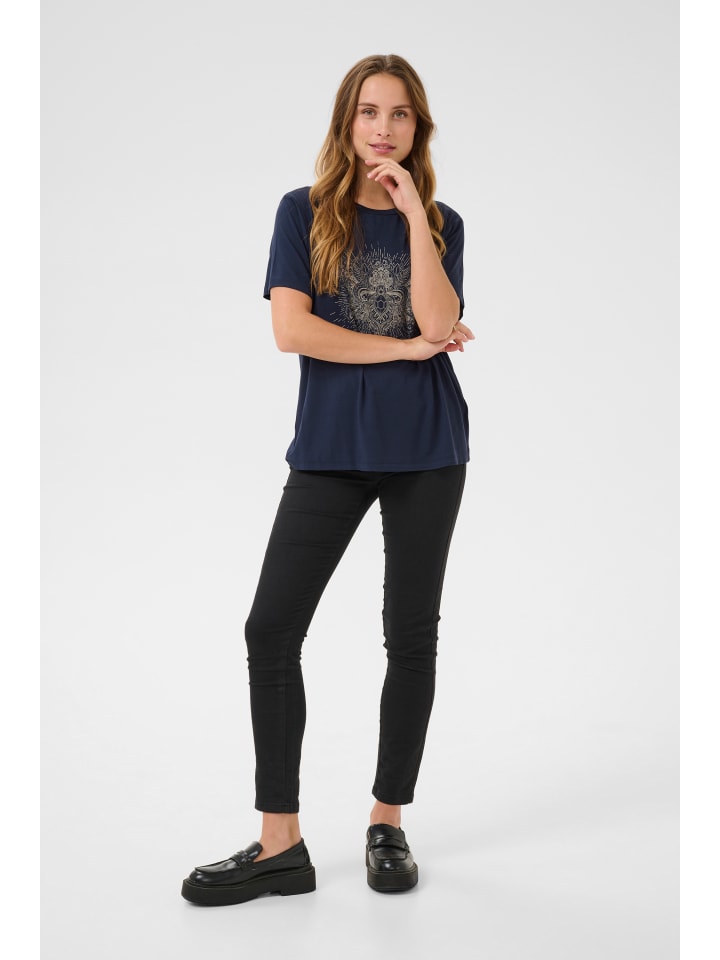 Футболка BPrandi, классический крой, темно-синий Kaffe
Футболка BPrandi, классический крой, темно-синий Kaffe