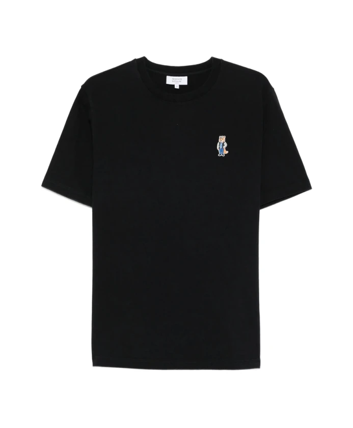 Черная футболка с изображением лисы Maison Kitsunã, черный
Черная футболка с изображением лисы Maison Kitsunã, черный