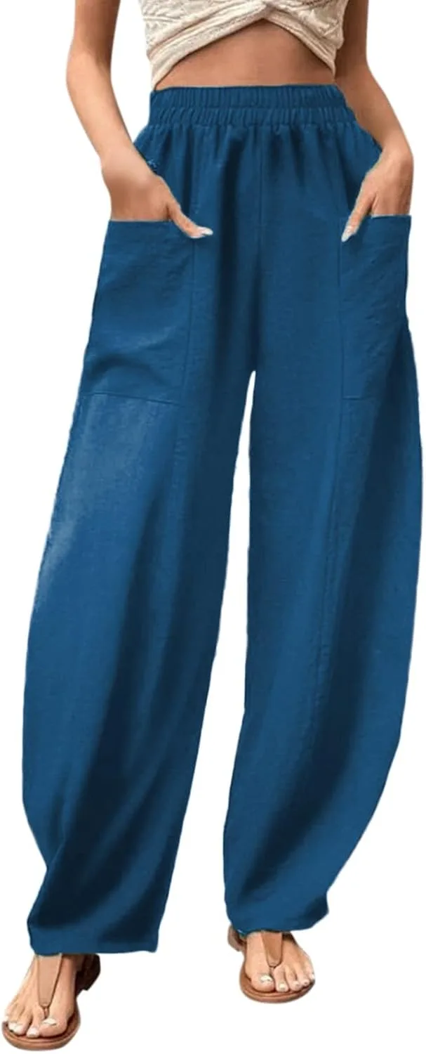 Женские харэм штаны Casual Comfy Cotton Lightweight Summer Beach Yoga Pants Elastic Trousers Joggers с карманами
Женские харэм штаны Casual Comfy Cotton Lightweight Summer Beach Yoga Pants Elastic Trousers Joggers с карманами