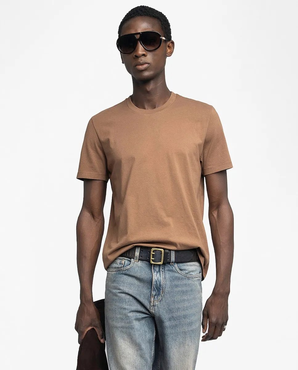 Мужская футболка Tommy с короткими рукавами из хлопка Zadig & Voltaire, коричневый
Мужская футболка Tommy с короткими рукавами из хлопка Zadig & Voltaire, коричневый