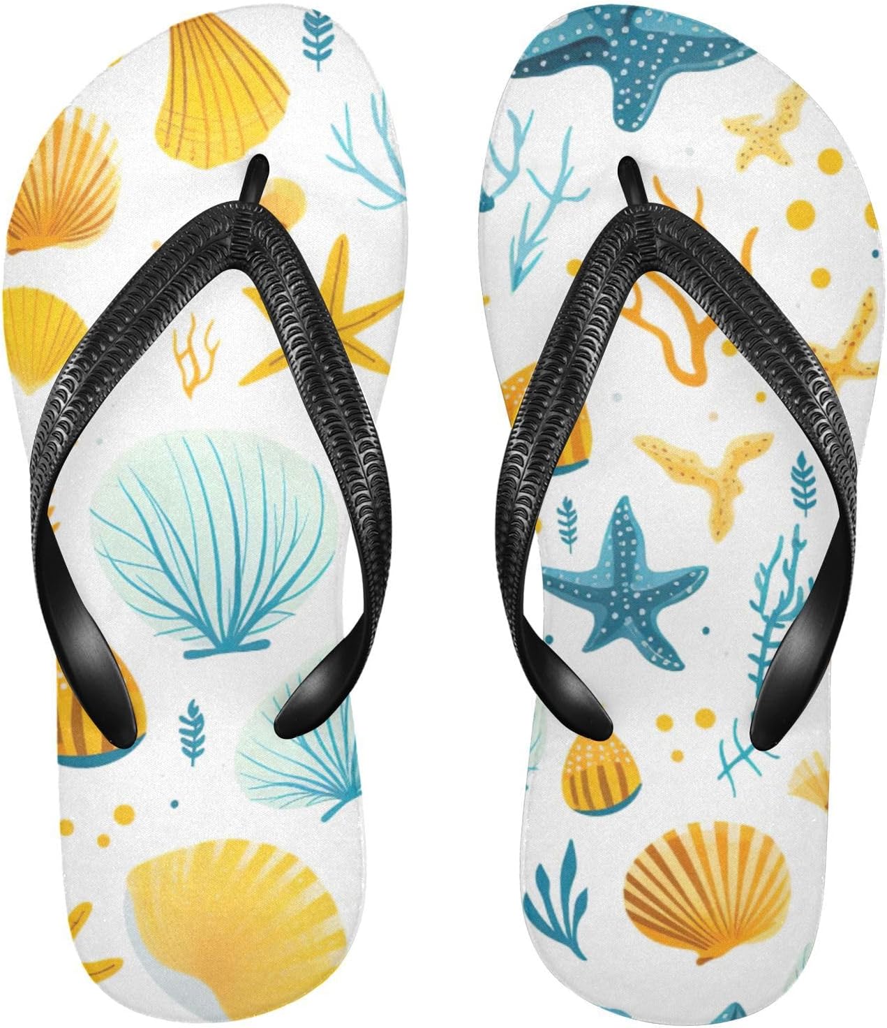 Пляжные летние сандалии Seashell Starfish для женщин и мужчин, шлепанцы для душа Kfbe
Пляжные летние сандалии Seashell Starfish для женщин и мужчин, шлепанцы для душа Kfbe